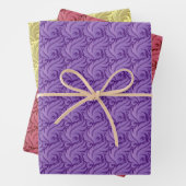 Victoriaans toon op het Tone  Acanthus Pattern Inpakpapier Vel (In situ)