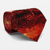 Victoriaans treinen van de magische-stoommotor stropdas (Opgerold)