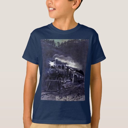 Victoriaans treinen van de magische-stoommotor t-shirt (Voorkant)