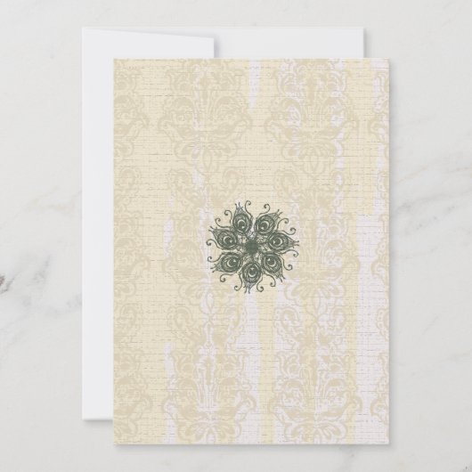  Victoriaans Tropische Bridal Partij - Kaart (Achterkant)