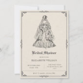  Victoriaans trouwjurk vrijgezellenfeest Kaart (Voorkant)