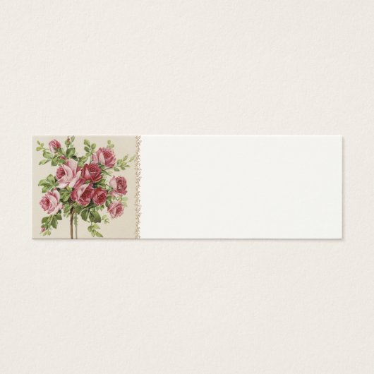 Victoriaans trouwplaats het plaatsen Kaarten Mini Visitekaartjes (Voorkant)