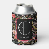 Victoriaans tuin, monogram C, gepersonaliseerd Blikjeskoeler (Blikje Voorkant)