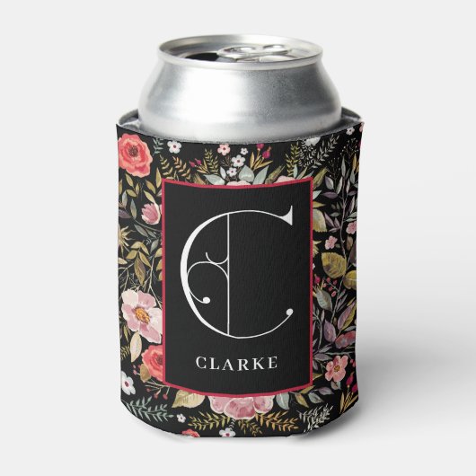 Victoriaans tuin, monogram C, gepersonaliseerd Blikjeskoeler (Blikje Voorkant)