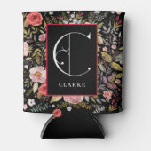 Victoriaans tuin, monogram C, gepersonaliseerd Blikjeskoeler (Voorkant)