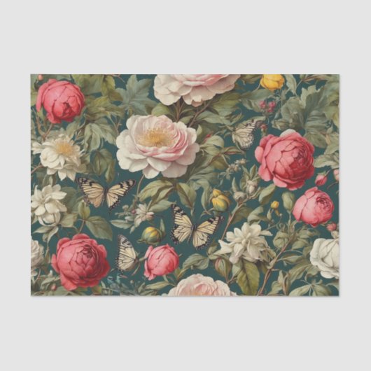 Victoriaans tuin tissuepapier (Voorkant)