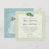 Victoriaans tuin tuinhuisje, bruiloft uitnodiging (Voorkant / Achterkant)