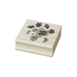 Victoriaans Tuin Violets Rubber Stamp Rubberstempel