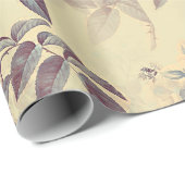 Victoriaans tuinbouwpatroon cadeaupapier (Rol Hoek)