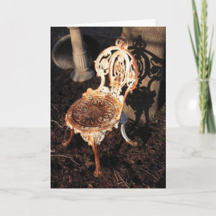 Victoriaans tuinstoel kaart