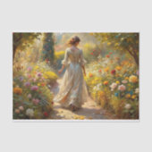 Victoriaans Tuinwandeling - Golden Light Decoupage Tissuepapier (Voorkant)