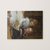 Victoriaans twee jonge meisjes in nood legpuzzel (Horizontaal)