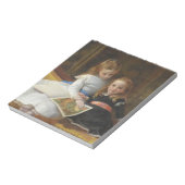 Victoriaans twee jonge meisjes in nood notitieblok (Linkerzijde)