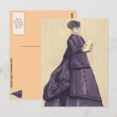 Victoriaans uitgang briefkaart (Voorkant / Achterkant)