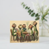  Victoriaans uithangspel Briefkaart (Staand voorkant)