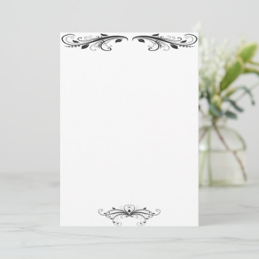 Victoriaans uitnodiging (Staand voorkant)