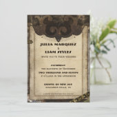 Victoriaans uitnodiging tot het sturen van ridderr (Staand voorkant)