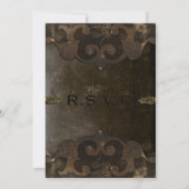 Victoriaans uitnodiging tot het sturen van ridderr (Achterkant)