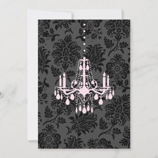 Victoriaans uitnodiging tot huwelijk in Damasverba (Achterkant)