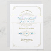 Victoriaans uitnodiging tot weddenschap (Voorkant / Achterkant)