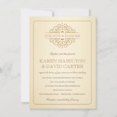 Victoriaans uitnodiging tot weduwschap (Voorkant)