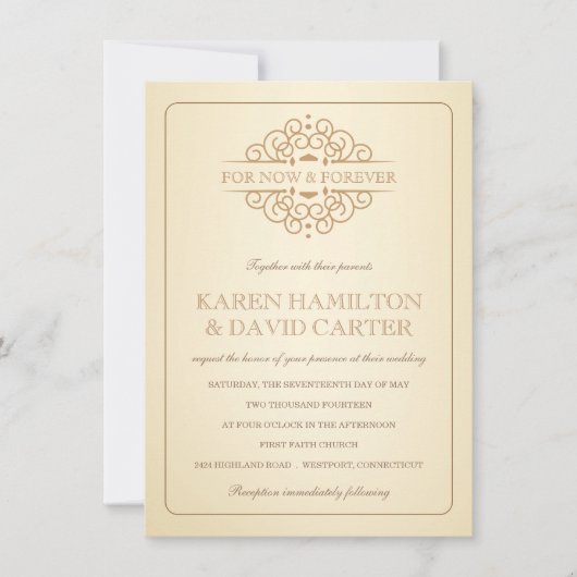 Victoriaans uitnodiging tot weduwschap (Voorkant)