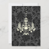 Victoriaans uitnodiging tot weduwschap tussen Dama (Achterkant)