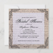 Victoriaans Uitnodiging van de Bridal (Achterkant)