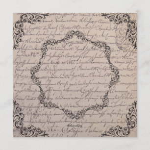  Victoriaans Uitnodiging van de Bridal