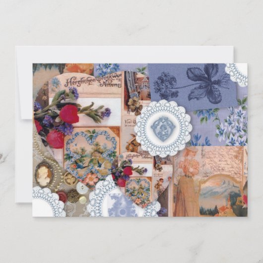 Victoriaans uitnodiging voor bruiloft (Voorkant)