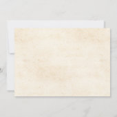 Victoriaans uitnodiging voor dames (Achterkant)