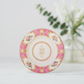 Victoriaans uitnodiging voor een hoge theaterparti (Staand voorkant)