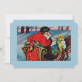 Victoriaans uitnodiging voor kerstmis (Voorkant)