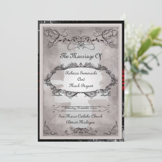 Victoriaans uitnodiging voor weddenschappen (Staand voorkant)