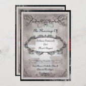 Victoriaans uitnodiging voor weddenschappen (Voorkant / Achterkant)