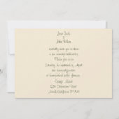 Victoriaans uitnodiging voor weddenschappen (Achterkant)