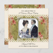 Victoriaans uitnodiging voor  weddenschappen (Voorkant / Achterkant)