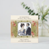 Victoriaans uitnodiging voor  weddenschappen (Staand voorkant)