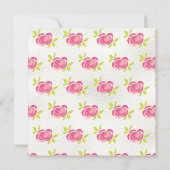 Victoriaans uitnodigingen van Tea Party om gestape (Achterkant)