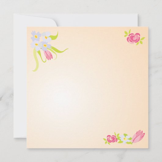 Victoriaans uitnodigingen van Tea Party om gestape (Achterkant)