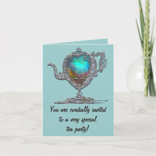 Victoriaans uitnodigingen van Teapot Party