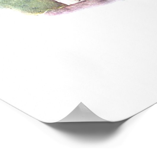  Victoriaans Uitzicht van het Huis van de Koopbaan Poster (Hoek)