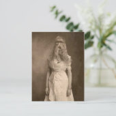 Victoriaans Vader een Vrouw Facial Hair Briefkaart (Staand voorkant)