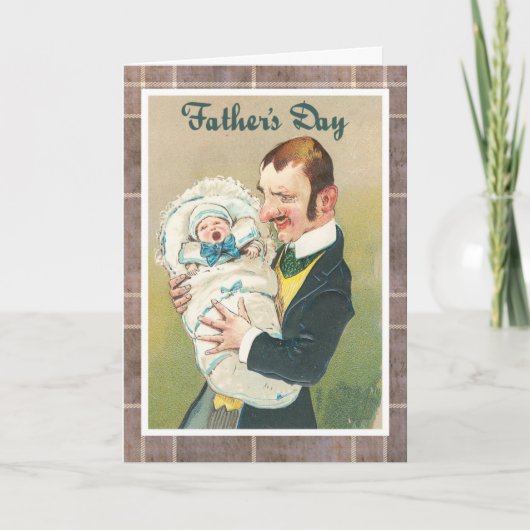 Victoriaans Vaderdag Kaart (Voorkant)
