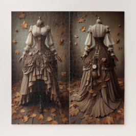 Victoriaans val verlaat Mode ontwerp Legpuzzel