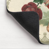 Victoriaans Valentijn Cherub, Roos en hart Muismat (Hoek)