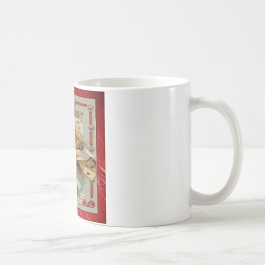 Victoriaans Valentijn naar mijn dichtstbijzijnde Koffiemok (Rechts)