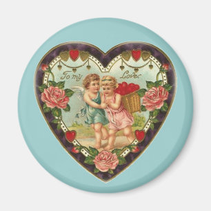 Victoriaans Valentijn naar mijn liefde II Magneet
