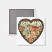 Victoriaans Valentijn naar mijn liefde II Magneet (Voorkant / Achterkant)