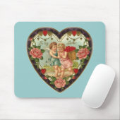 Victoriaans Valentijn naar mijn liefde II Muismat (Met muis)